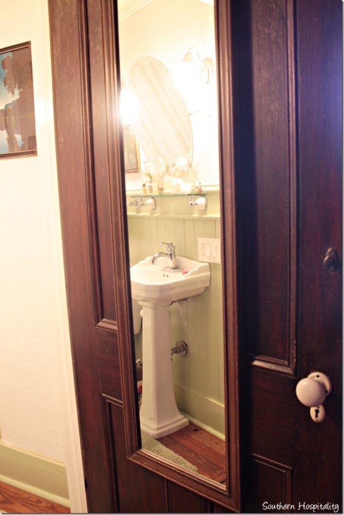 guest bath door