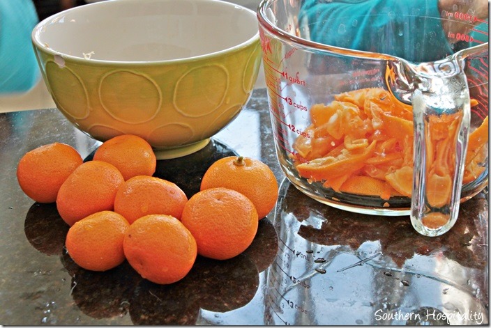 sliced oranges