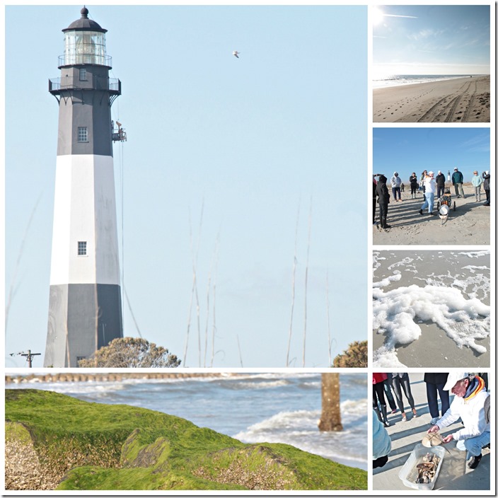 Tybee beach collage