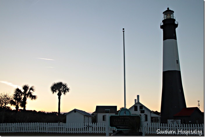 tybee lighthouse sunset