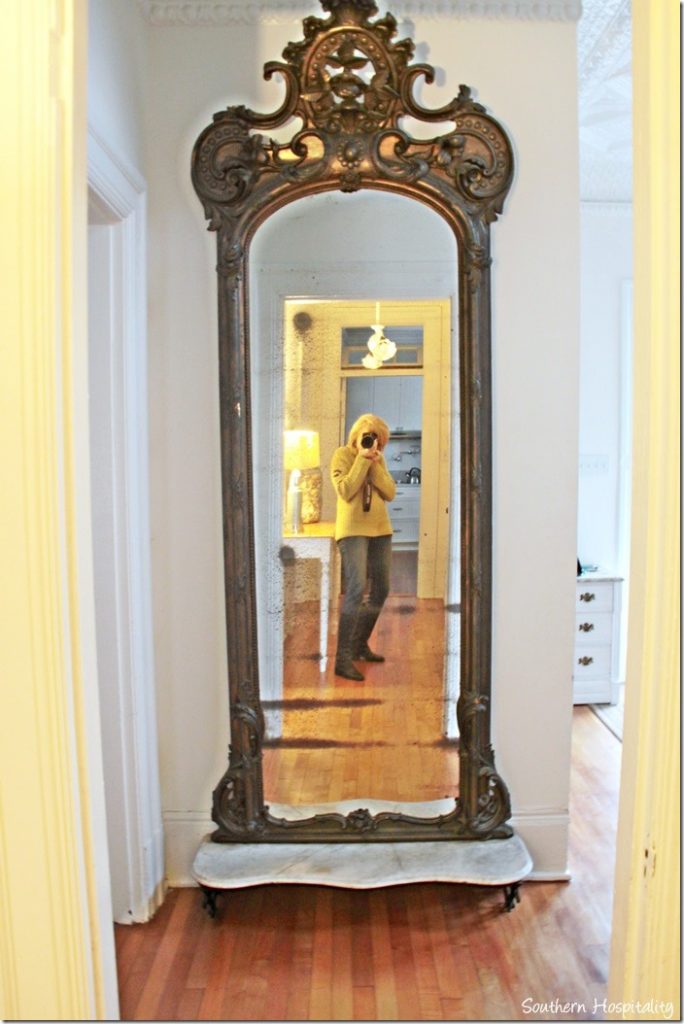 white caps hall mirror