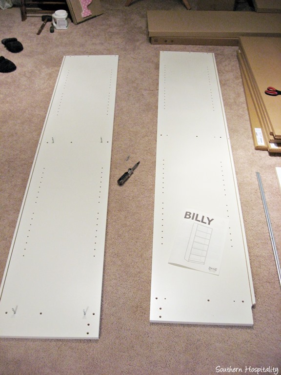 Putting Together Ikea Billy Bookcase, How Long Does It Take To Put A Billy Bookcase Together