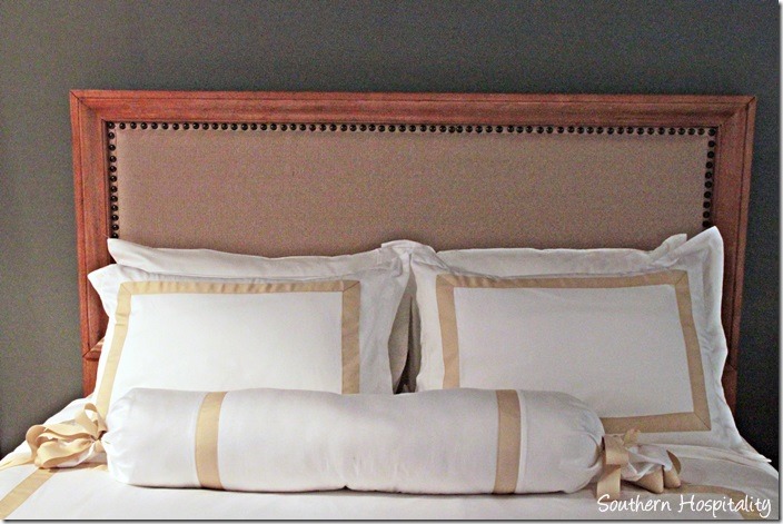 upholstered headboard