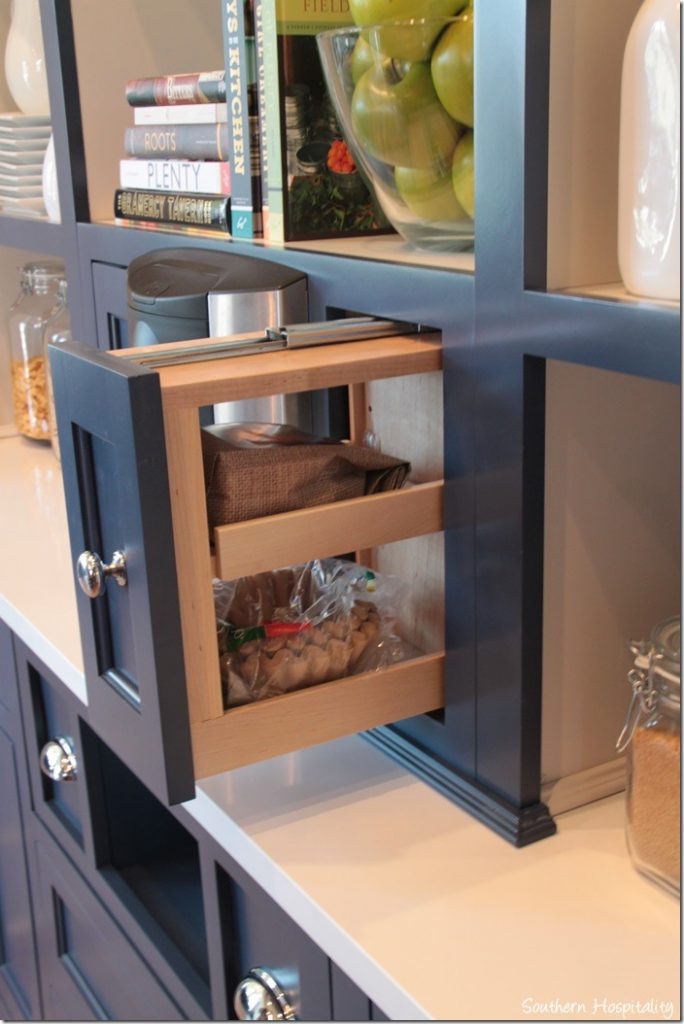 drawers in kitchen hutch