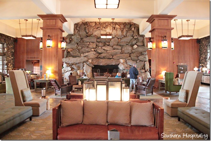 grove park lobby fireplace