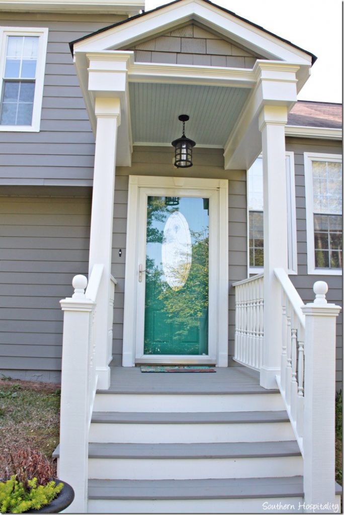 front porch painted