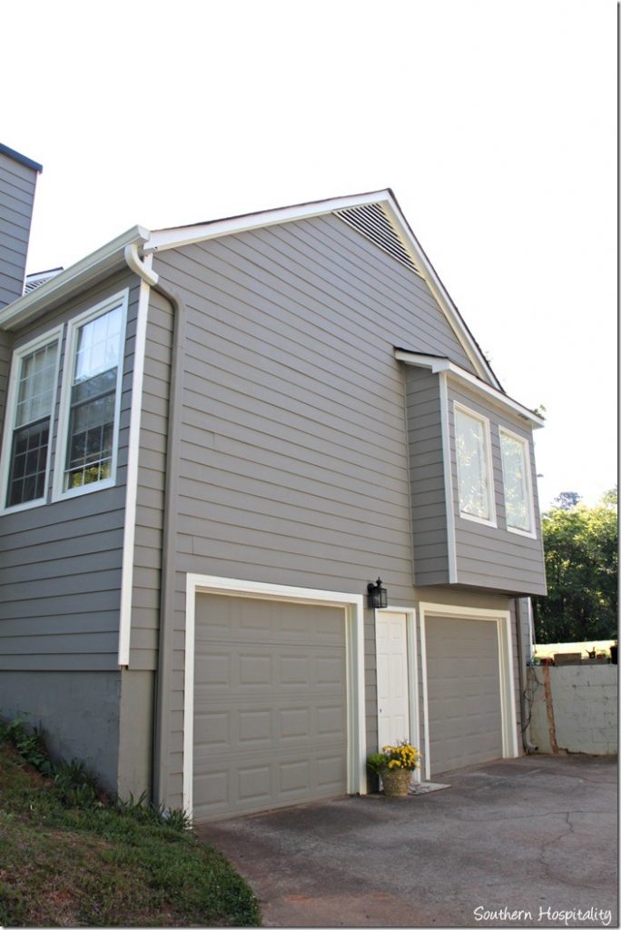 house exterior after garage side