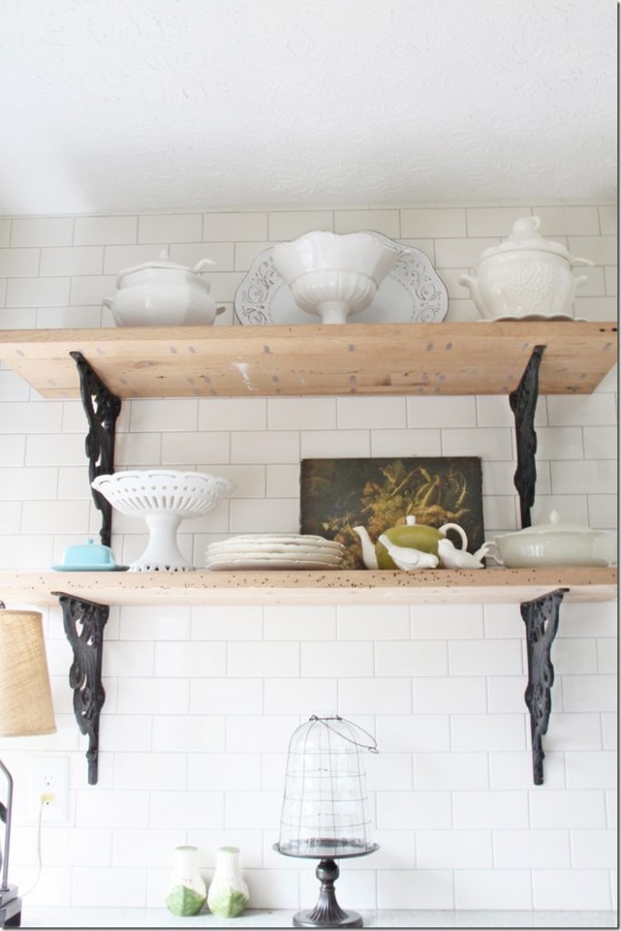 kitchen Rustic shelves2