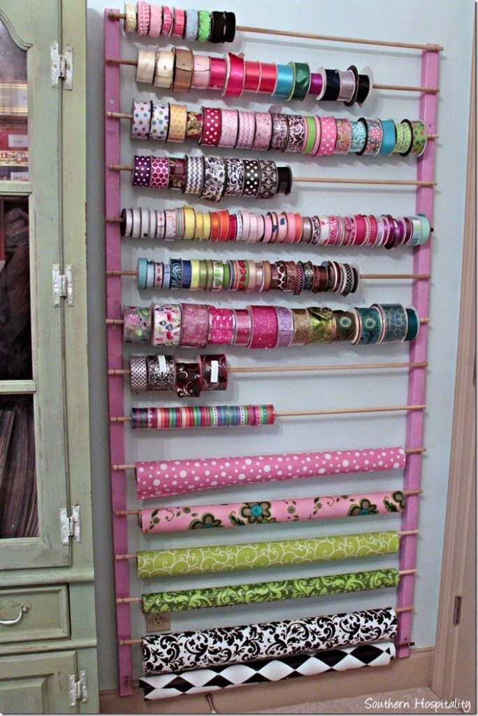 ribbon storage idea