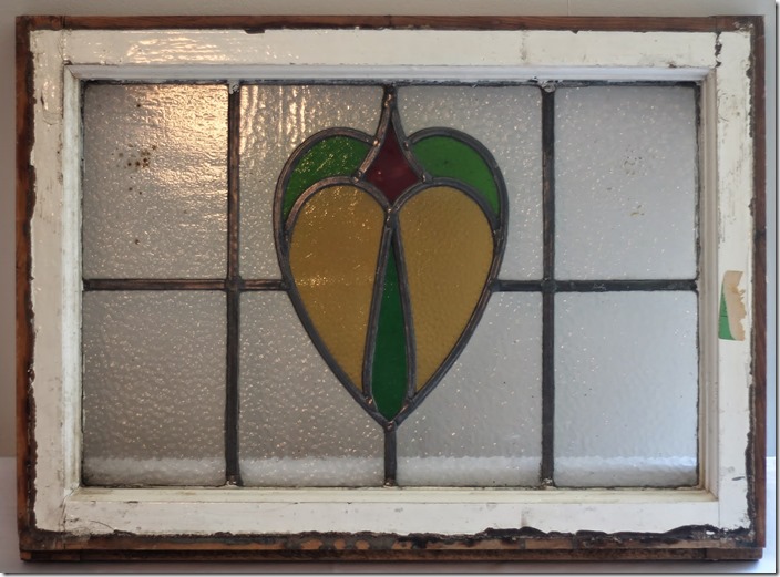 antique glass window