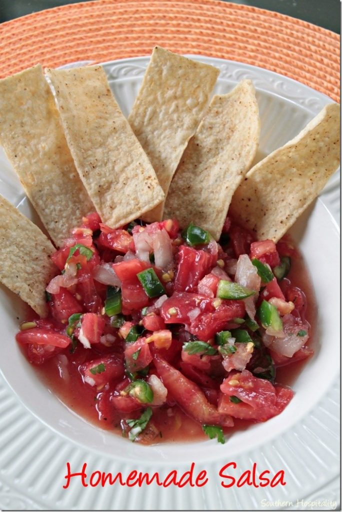 homemade salsa