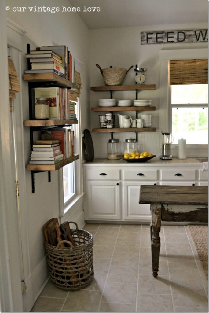 kitchen shelves