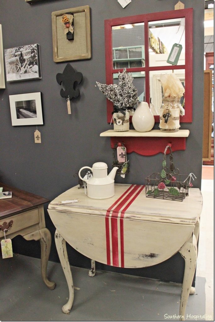 Drop Leaf Table Updated Cottage Style - Southern Hospitality