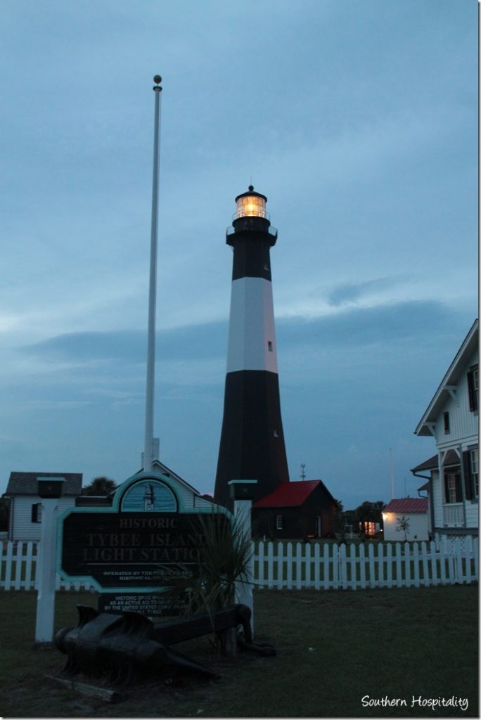 light house night