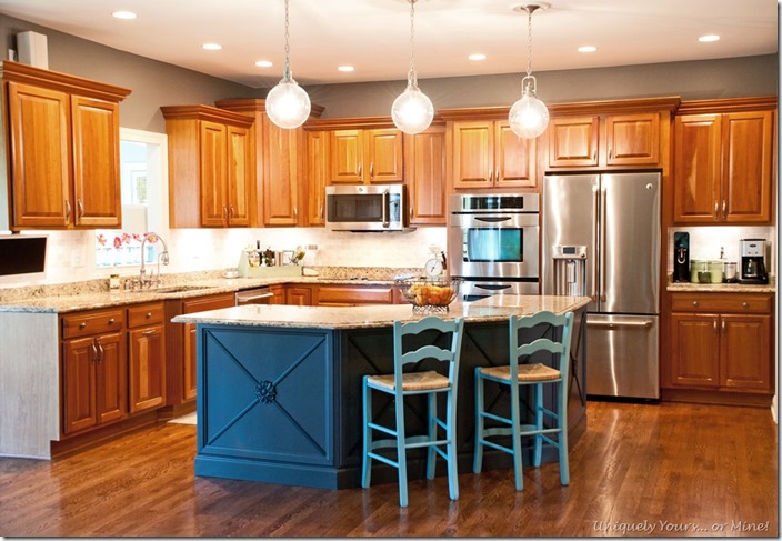 kitchen painted island