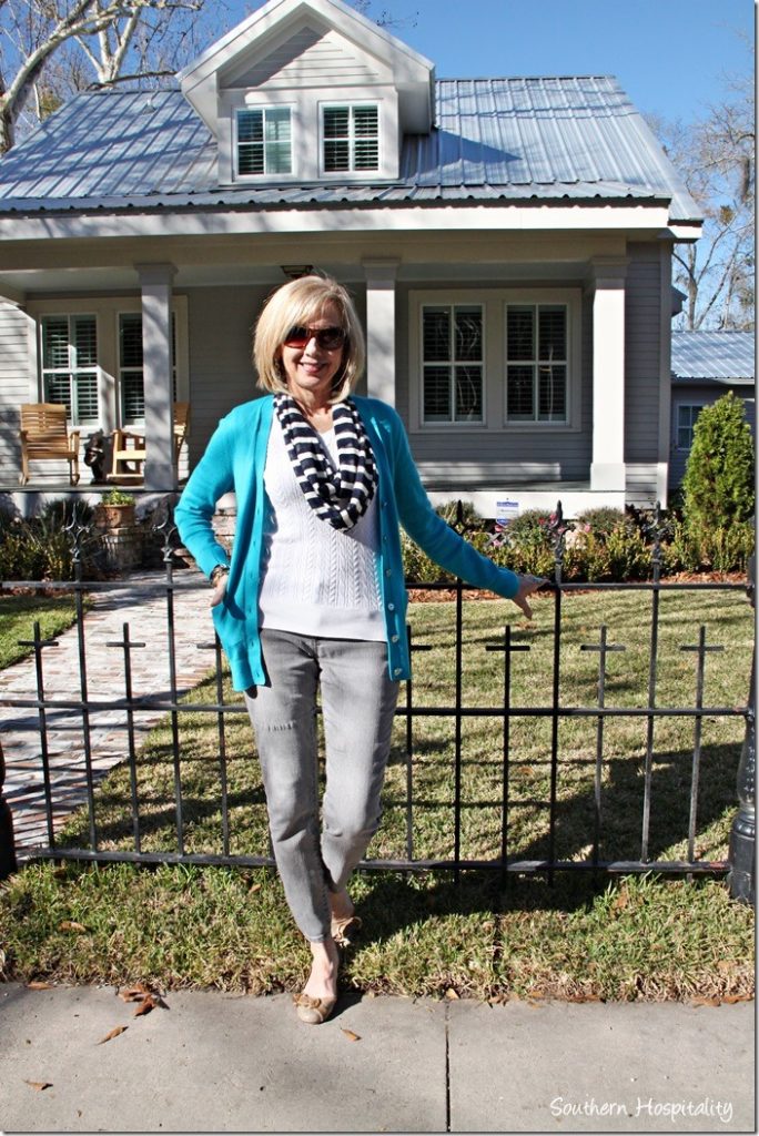 Fashion Over 50: Cropped Pants and Flats - Southern Hospitality