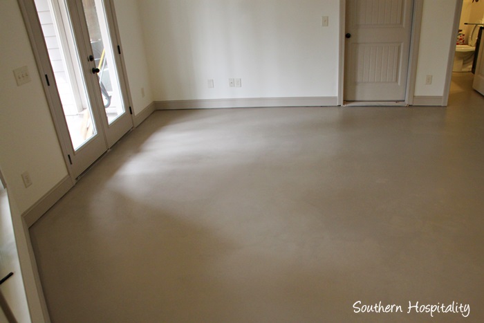 painting concrete floor 