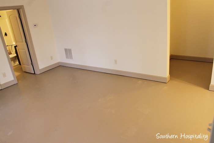 painting concrete floor