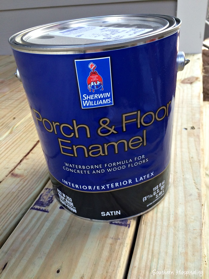 How To Paint A Concrete Floor Southern Hospitality