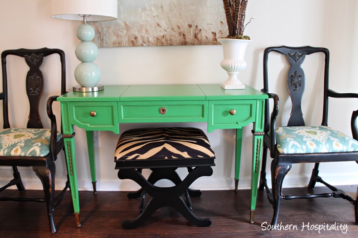 Annie Sloan White Wax  Desk Restyle - Salvaged Inspirations