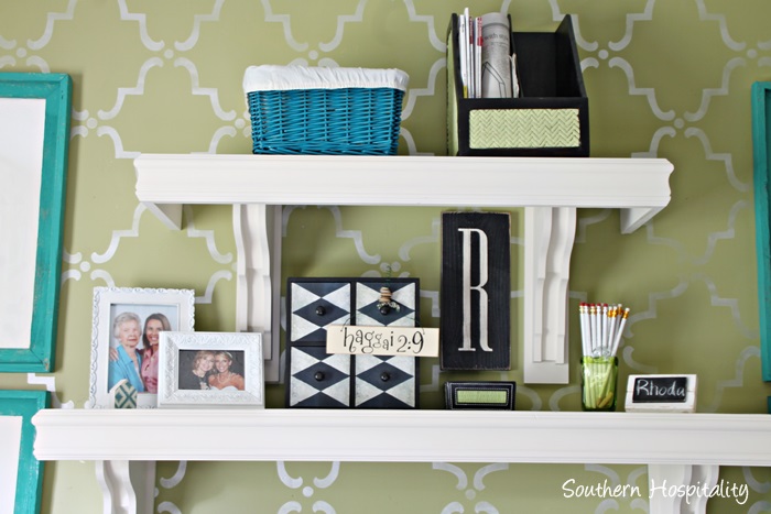 office white shelves