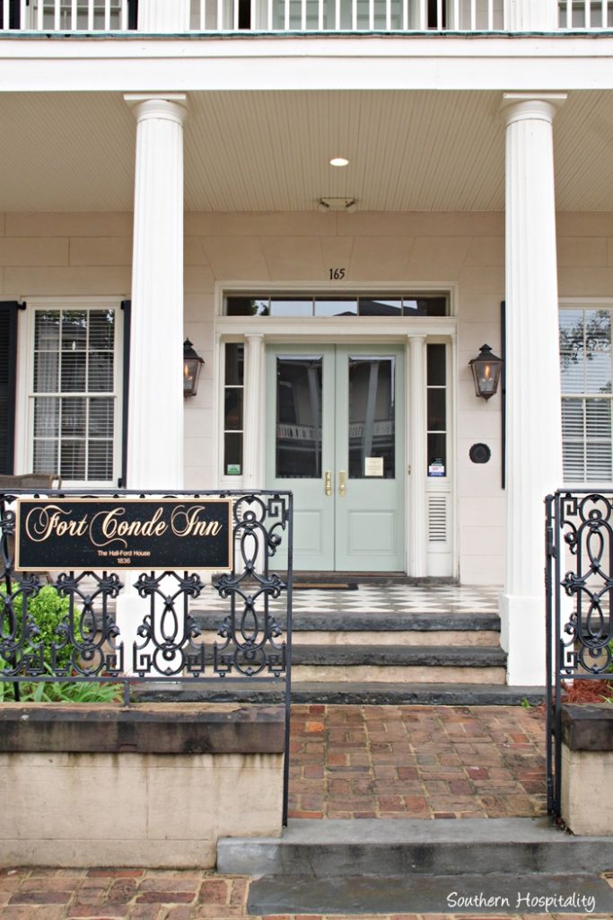 fort conde inn porch