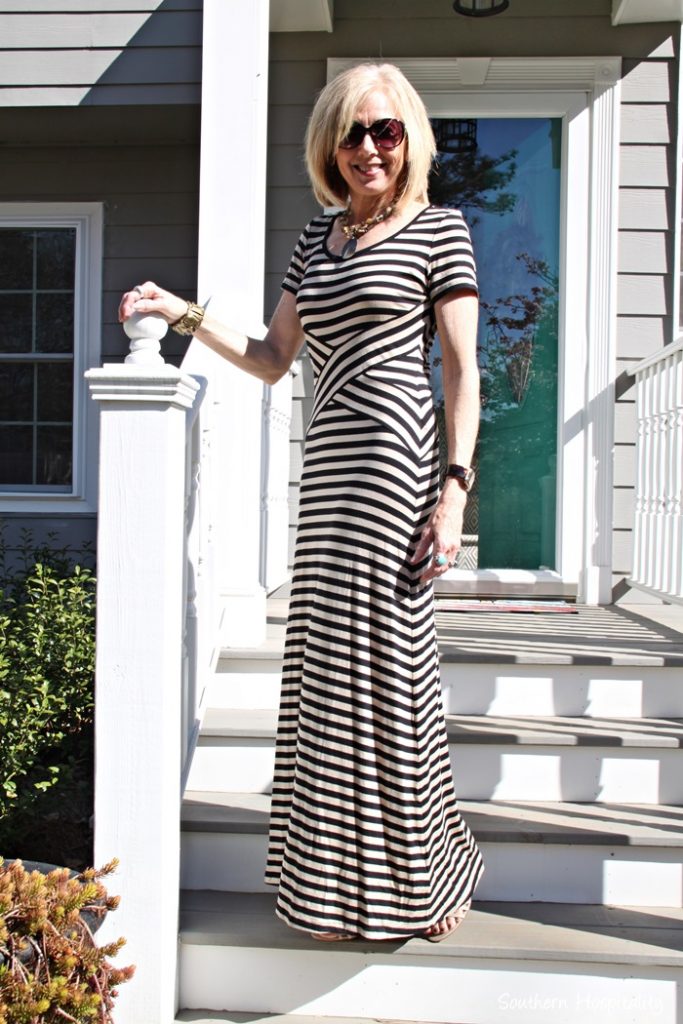 What to Wear with Striped Pants for Women over 50