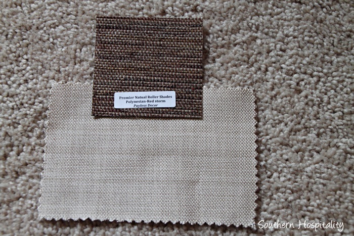 payless decor drape and blind samples