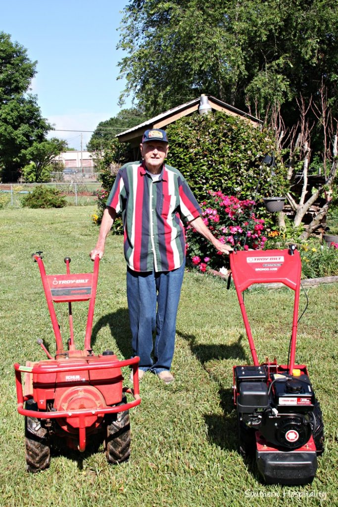 old and new troybilt tillers