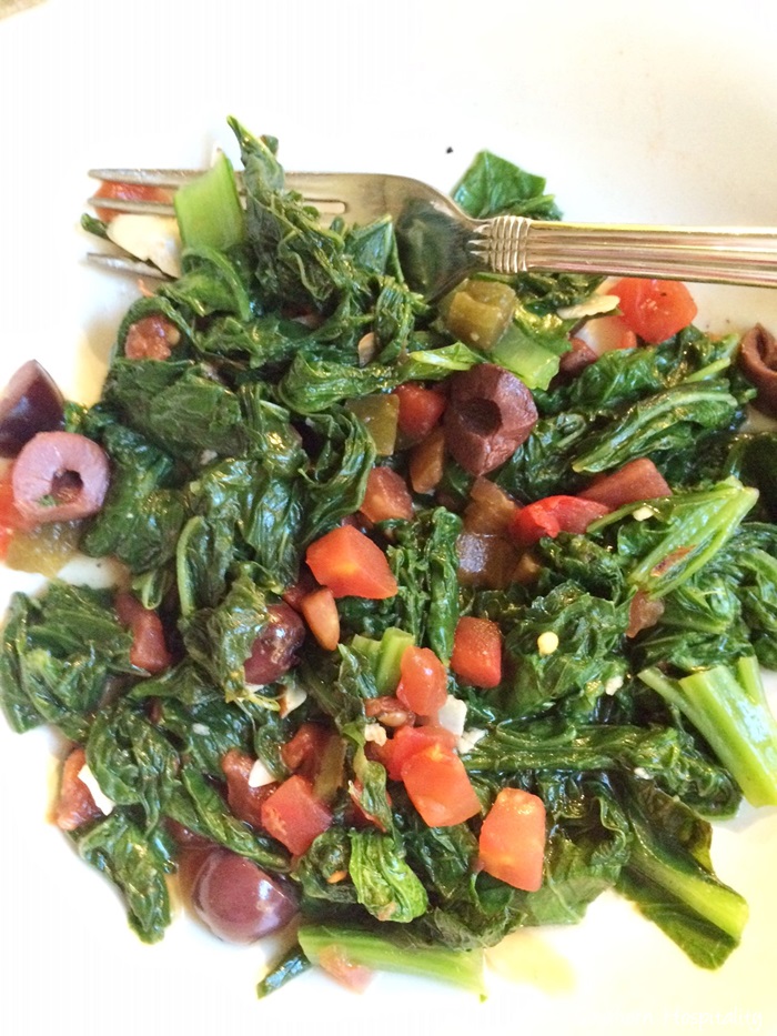 mustard greens sauteed 2