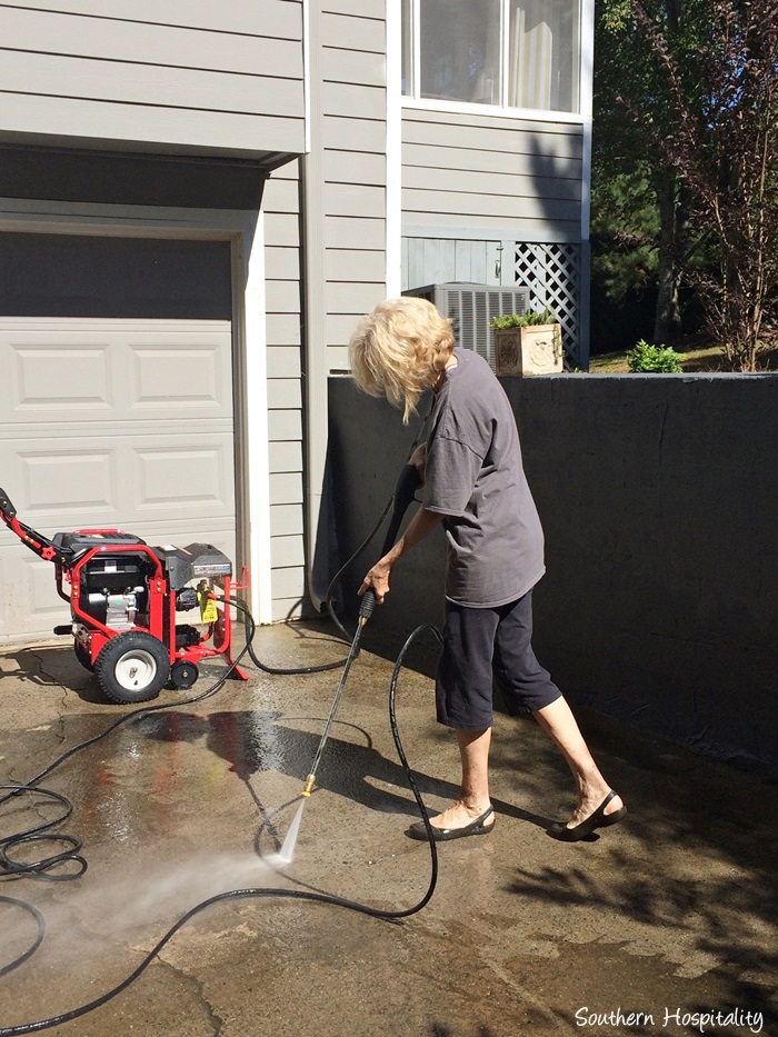 pressure washing drive001