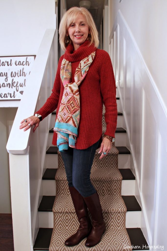 Fashion over 50: Dress and Boots - Southern Hospitality