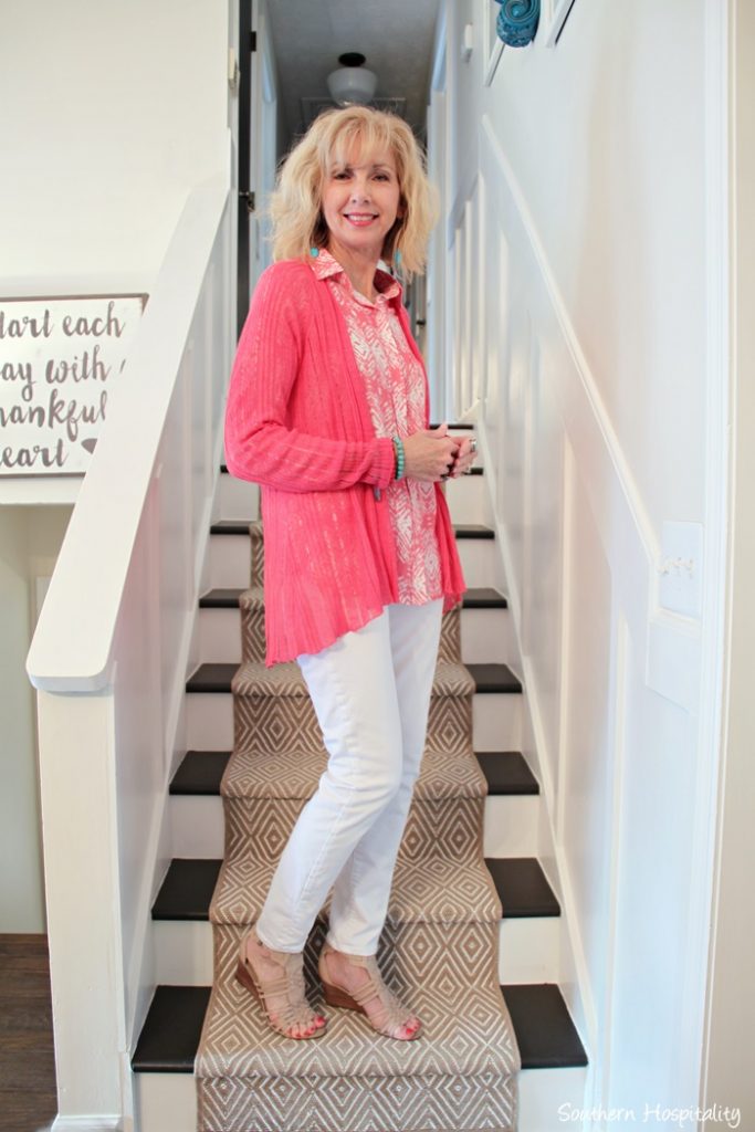 fashion over 50 white jeans007