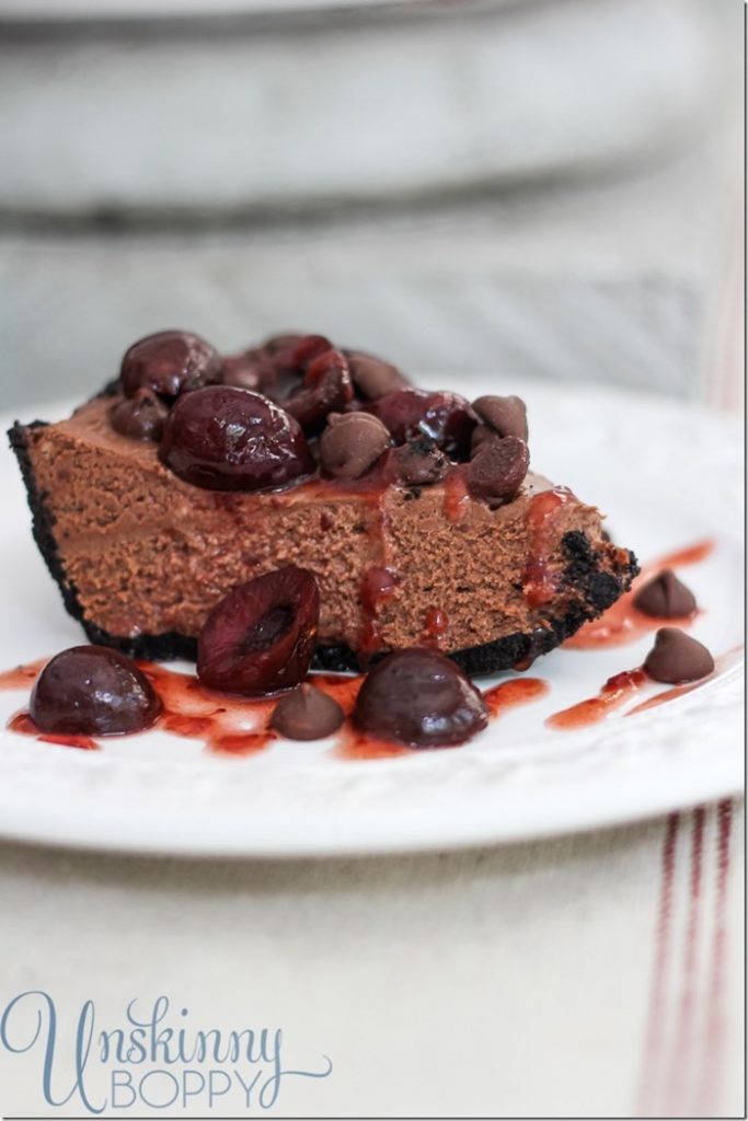 Chocolate-Cherry-Cheesecake-unskinny