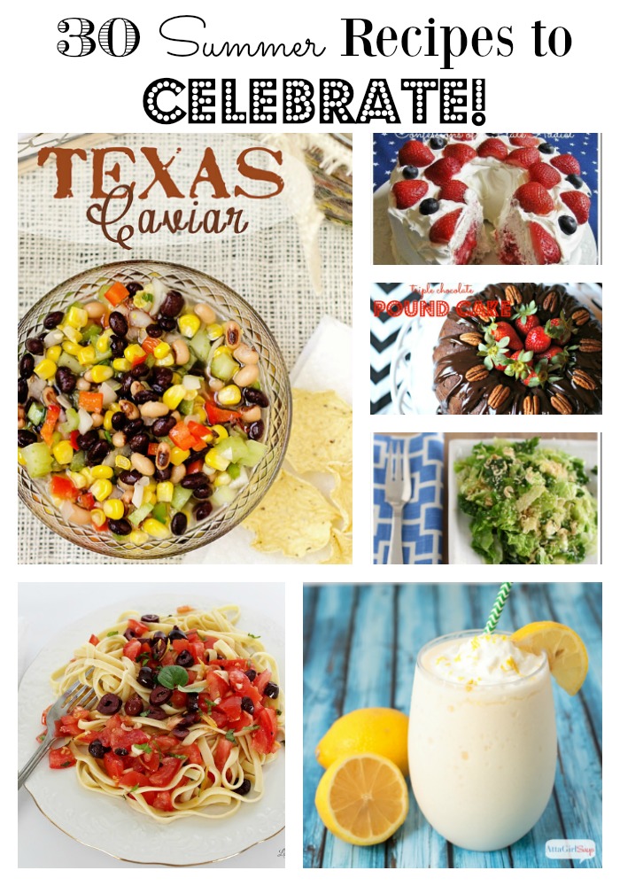 Summer recipes Collage