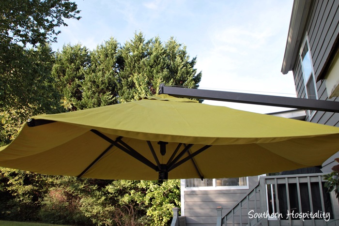 outdoor patio space with umbrella002