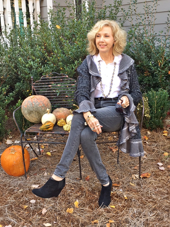 Fashion over 50: Jeans, Sweaters, Booties - Southern Hospitality