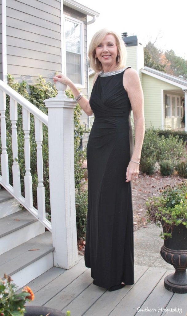 Formal black best sale tie dress