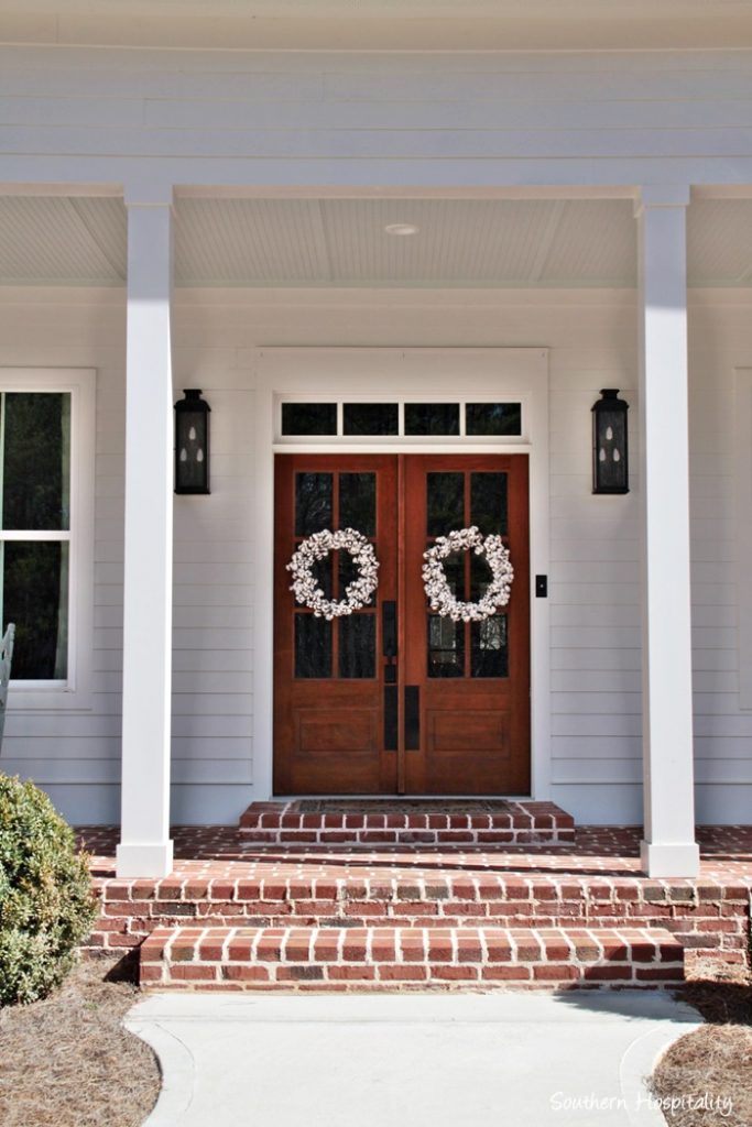 farmhouse double glass doors