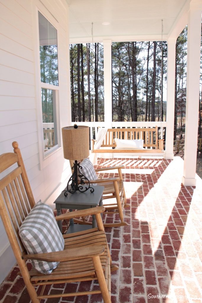 farmhouse porch swing