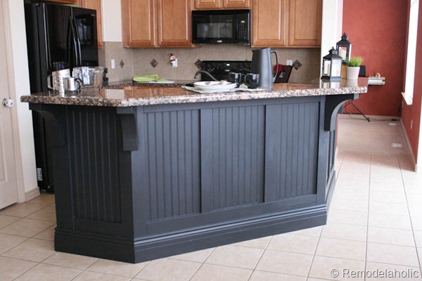 Trendy adding beadboard to kitchen cabinets Adding Beadboard To The Bar Southern Hospitality