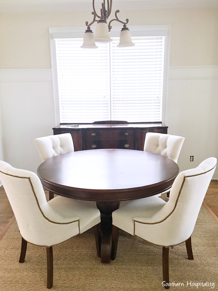 Beadboard Wainscot in the Dining Room - Southern Hospitality