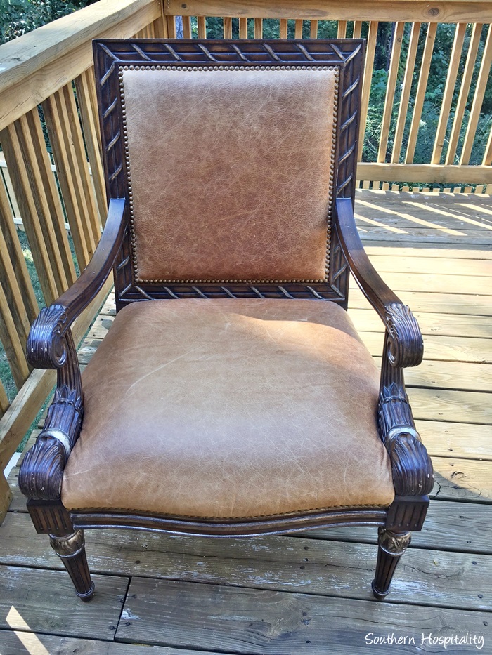 How To Dye Leather Chairs Southern Hospitality