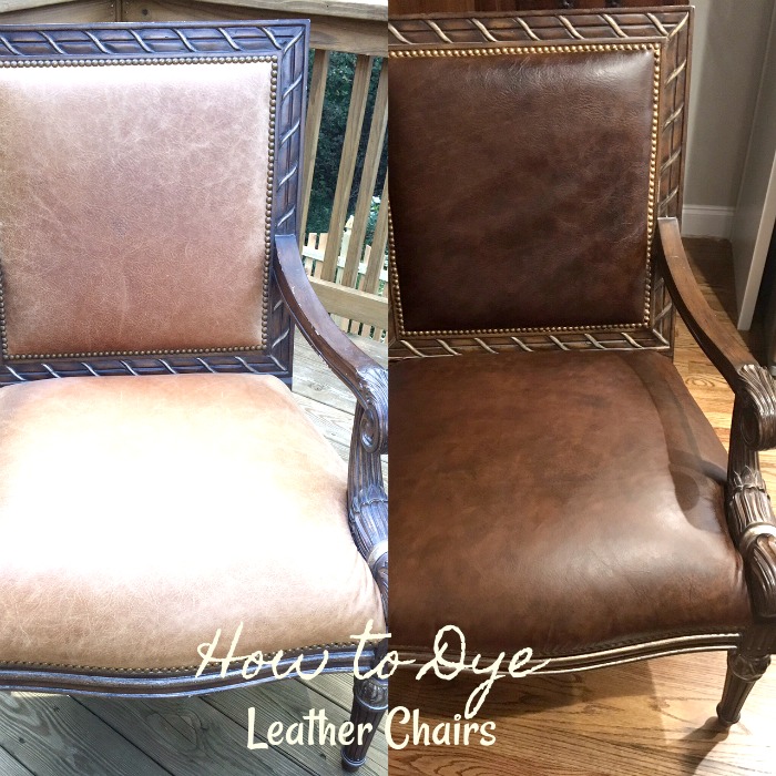 How To Dye Leather Chairs Southern Hospitality - Can Furniture Be Dyed