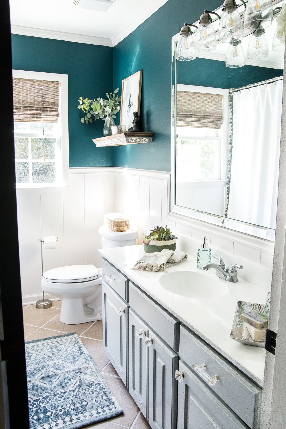 Black and White Bathroom Decor Swaps for a Classic Refresh - Bless'er House