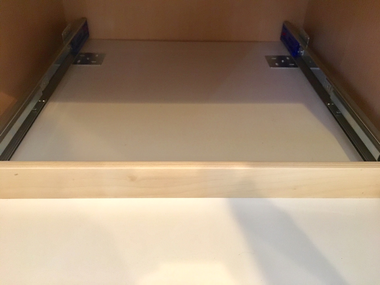 Installing Sliding Shelves in a Pantry