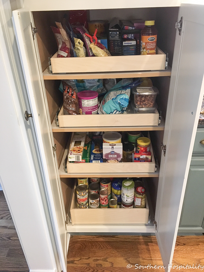 Installing Sliding Shelves In A Pantry, How To Install Sliding Kitchen Cabinet Doors