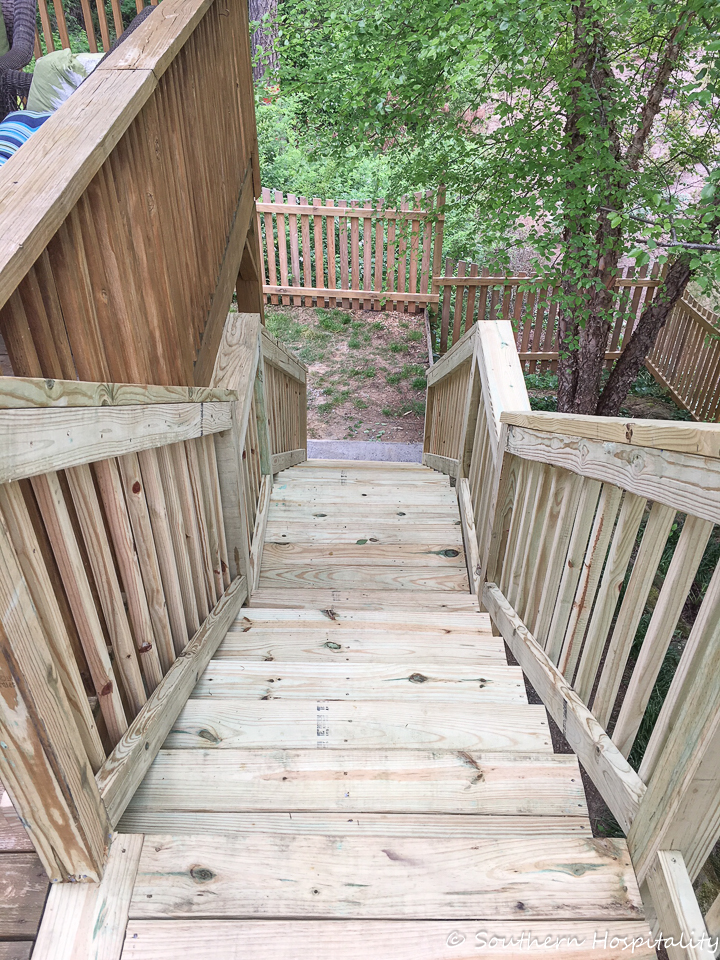 Adding Stairs to a Deck