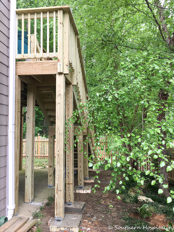 Adding Stairs to a Deck