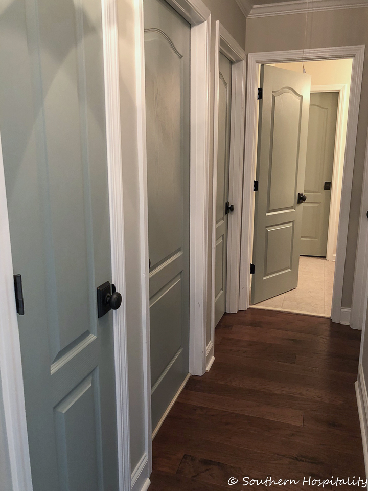 Painting Interior Doors Changing Hardware Southern Hospitality